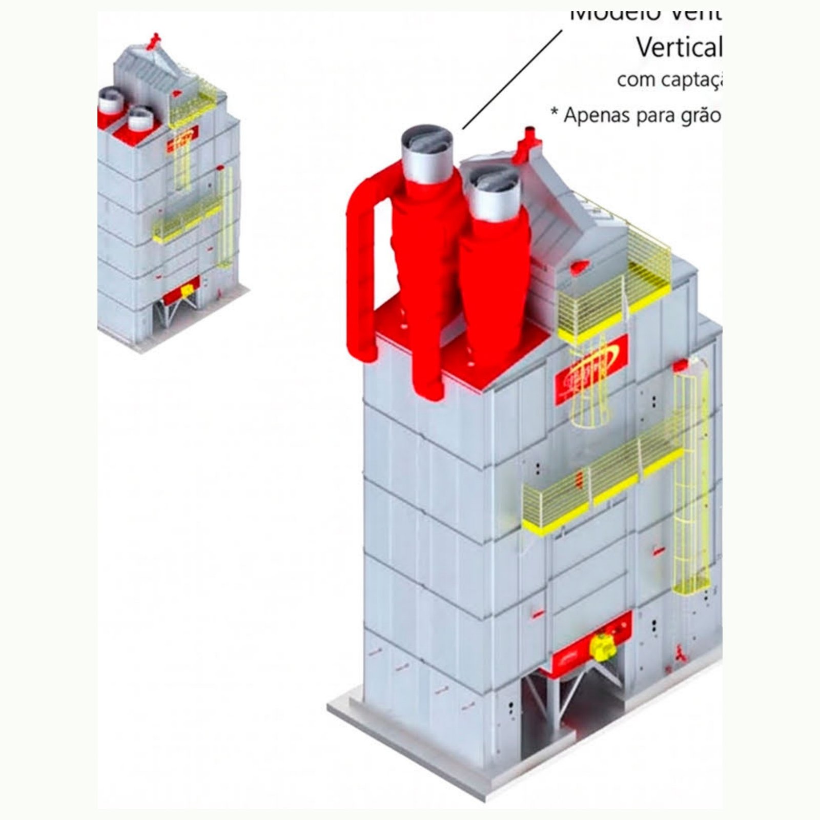 Modelo ventilador vertical
